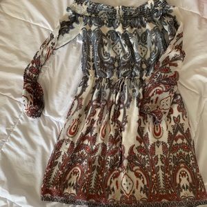 White Bohemian Summer Dress